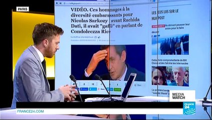 Sarkozy criticised for comments about former justice minister's origins