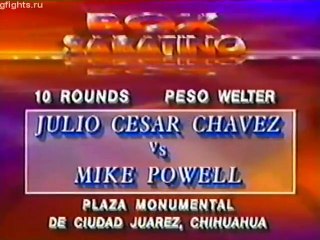 Julio Cesar Chavez vs Mike Powell  1993-10-30