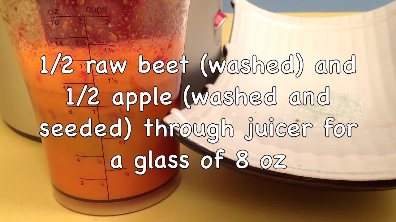 How to make a healthy carrot, beet, apple and celery juice