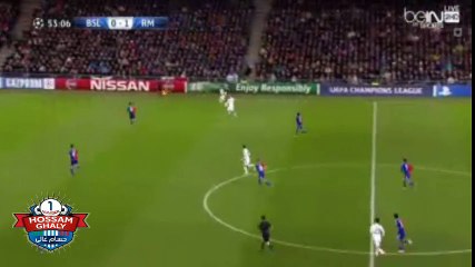 تلاعب رونالدو بالكره امام بازل