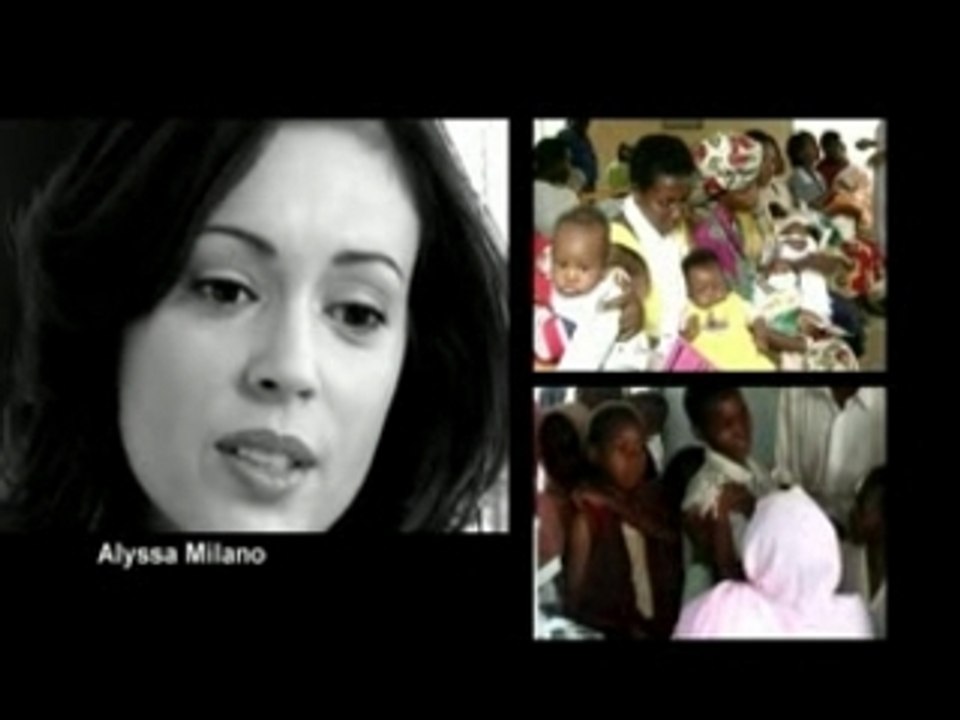 Alyssa Milano Millenium Campaign