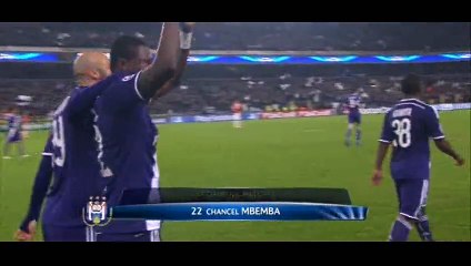 Goal Mbemba - Anderlecht 2-0 Galatasaray - 26-11-2014