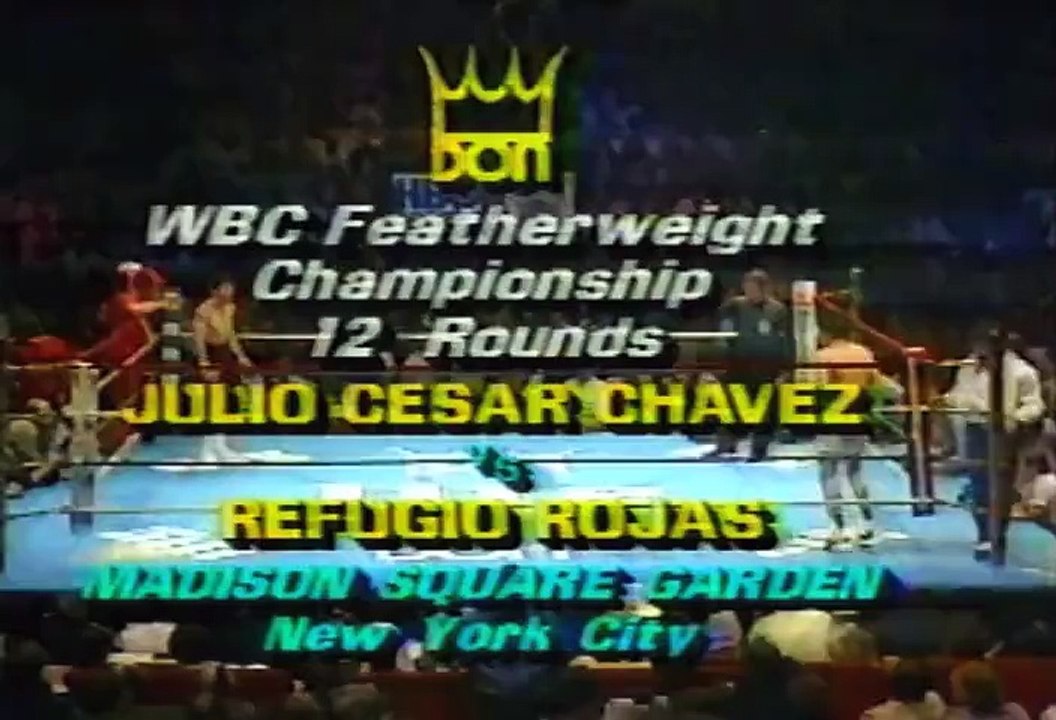 Julio Cesar Chavez vs Refugio Rojas  1986-06-13