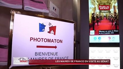 Les Maires de France en visite au Sénat