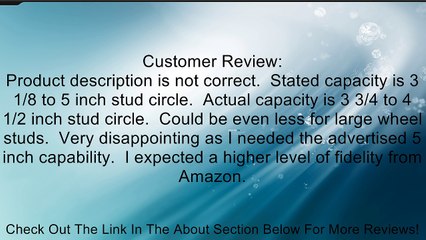 FWD Axle Puller, #PUAX-001 Review