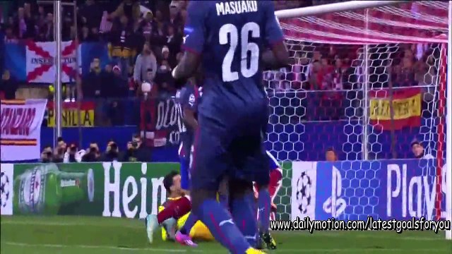 Buts Atletico Madrid 4 - 0 Olympiakos (26-11-2014)