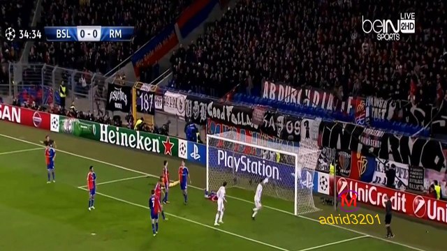 هدف رونالدو على بازل ريال مدريد 1 - 0 بازل 2014 11 26 (HD)
