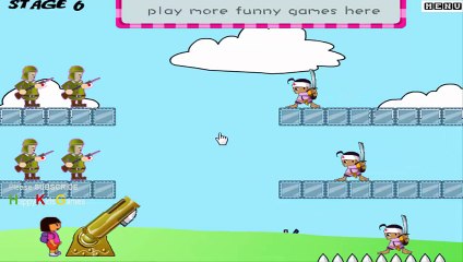 Dora the explorer Games   Brave Soldier Dora game   Walkthrough