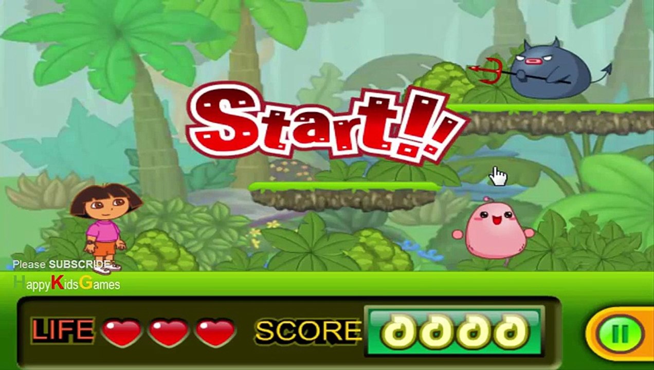 Dora the explorer Games   Dora Kill The Monsters game   Walkthrough