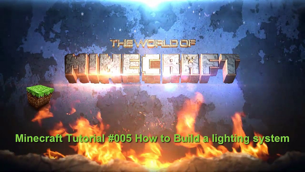 Tutorial Minecraft #005 How to Build a lighting system - GameLegendRav