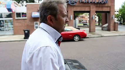 Colin Paul on Beale Street cutting an ad for Walkin On The Blvd Elvis Week_2013_video