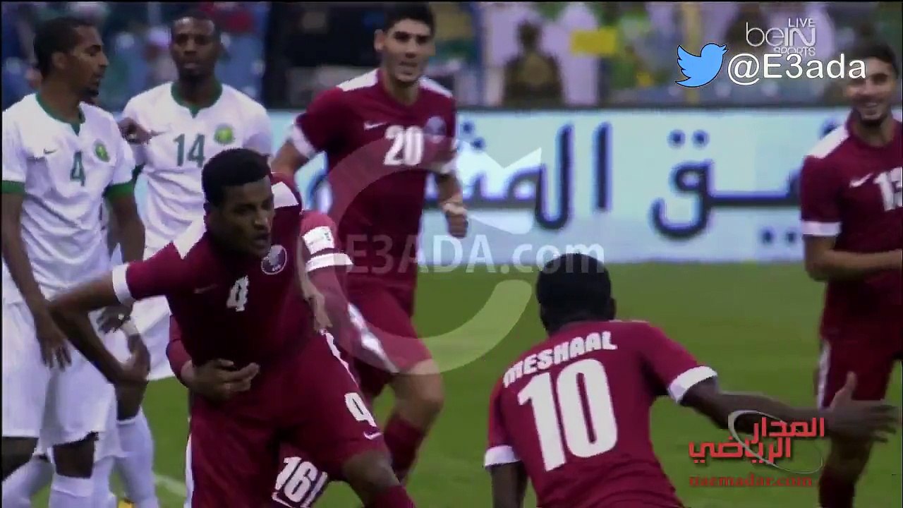 Saudi Arabia	1-2	Qatar (Gulf Cup of Nations - Final) بتاريخ 26/11/2014 - 16:45