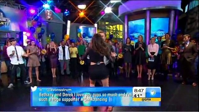 Bethany Mota & Derek Hough - Jive on Good Morning America