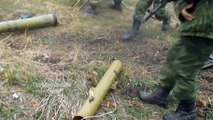 Ополченцы ДНР стреляют из ПТУР / Militias fired from antitank guided missile