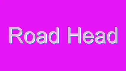 How to Pronounce Road Head