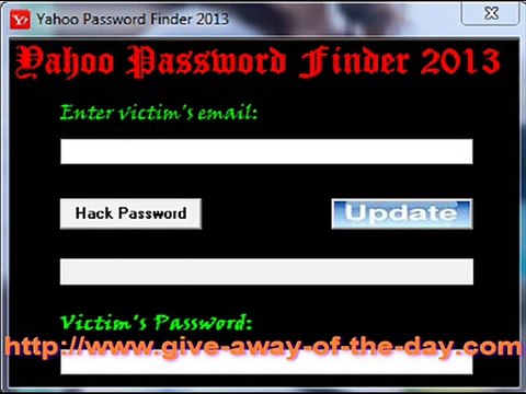 Latest working Yahoo Password Finder 2013