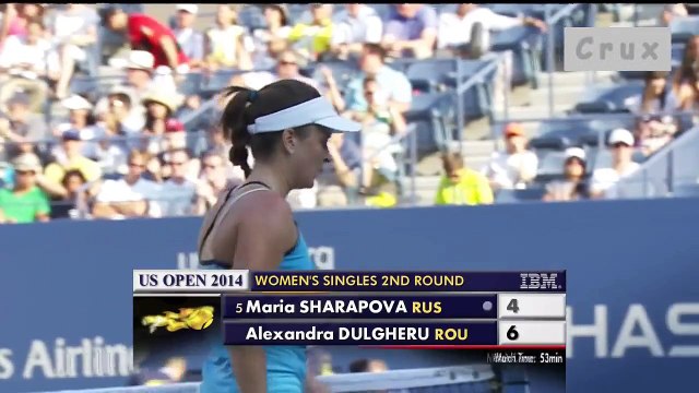 US Open 2014 2nd Round Highlight Maria Sharapova vs Alexandra Dulgheru