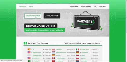 HOW TO MAKE ACCOUNT ON PAIDVERTS IN URDU