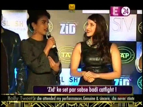 'Zid' Ki Set Par Sab Se Badi Catfight 27th November 2014 apnicommunity.com