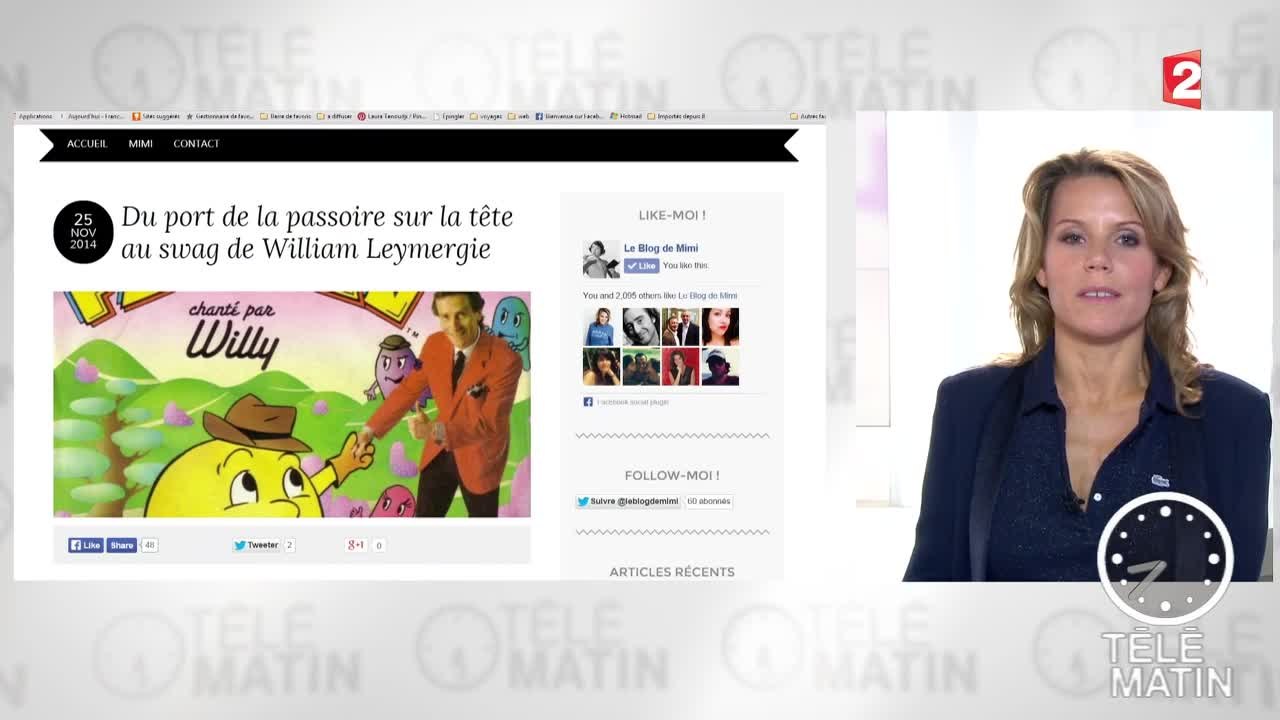 Télématin et William sur le blog de Mimi