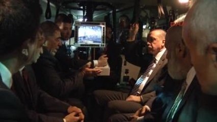 Erdoğan Zırhlı Araca Bindi, Sultan Kösen ile Sohbet Etti