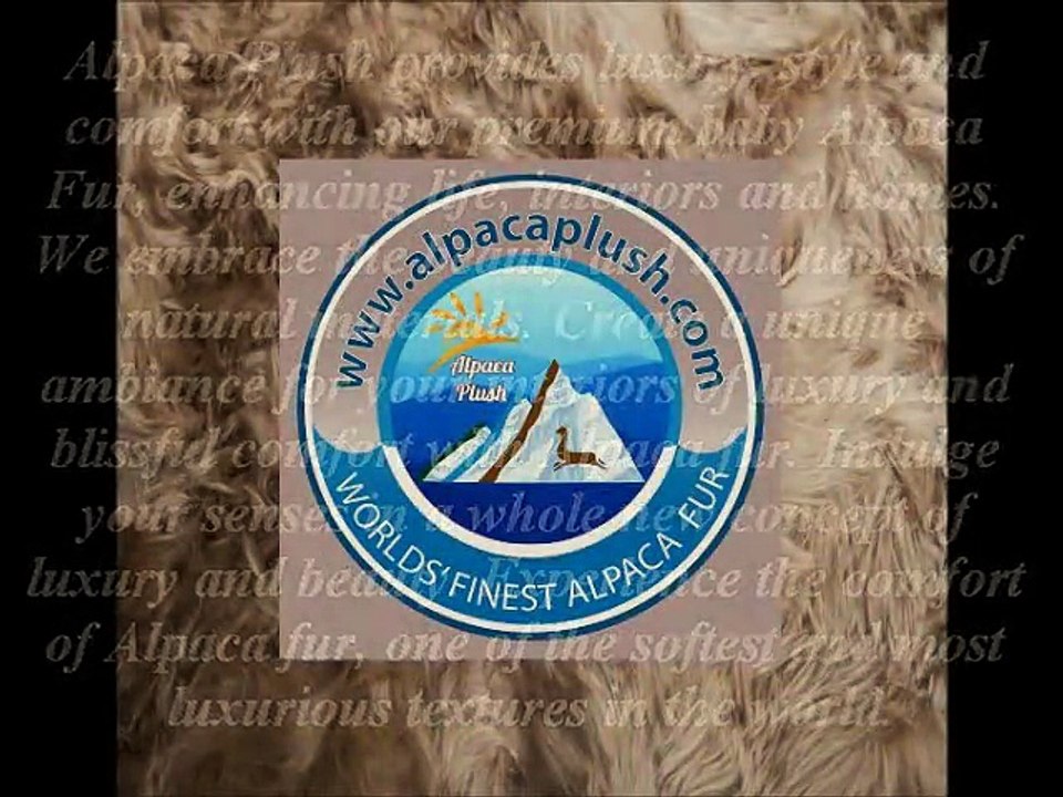 Fur Blanket From Alpacaplush.com