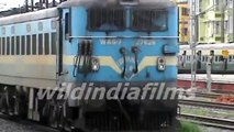 Lalgola passenger express-sealdha-murshidabad-kolkata-Indian railway entering DumDum station