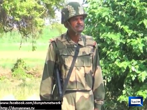 Dunya news-Indian forces open unprovoked fire at Sialkot's Charwa Sector