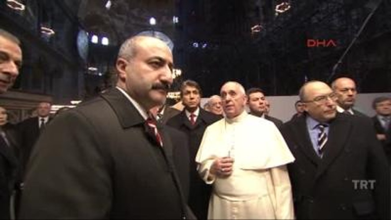 Papa Francesco Ayasofya'da 1