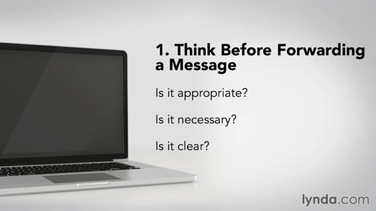Writing Email tutorial 17 forwads