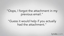 Writing Email tutorial 19 attachments