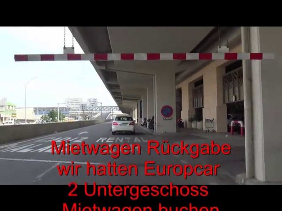 Mietwagen Rückgabe Malaga Flughafen Check In Schalter Starbucks Coffee