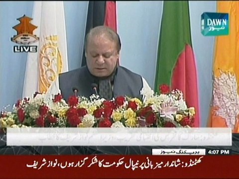 Nawaz Sharif, Narendra Modi shake hands at Saarc