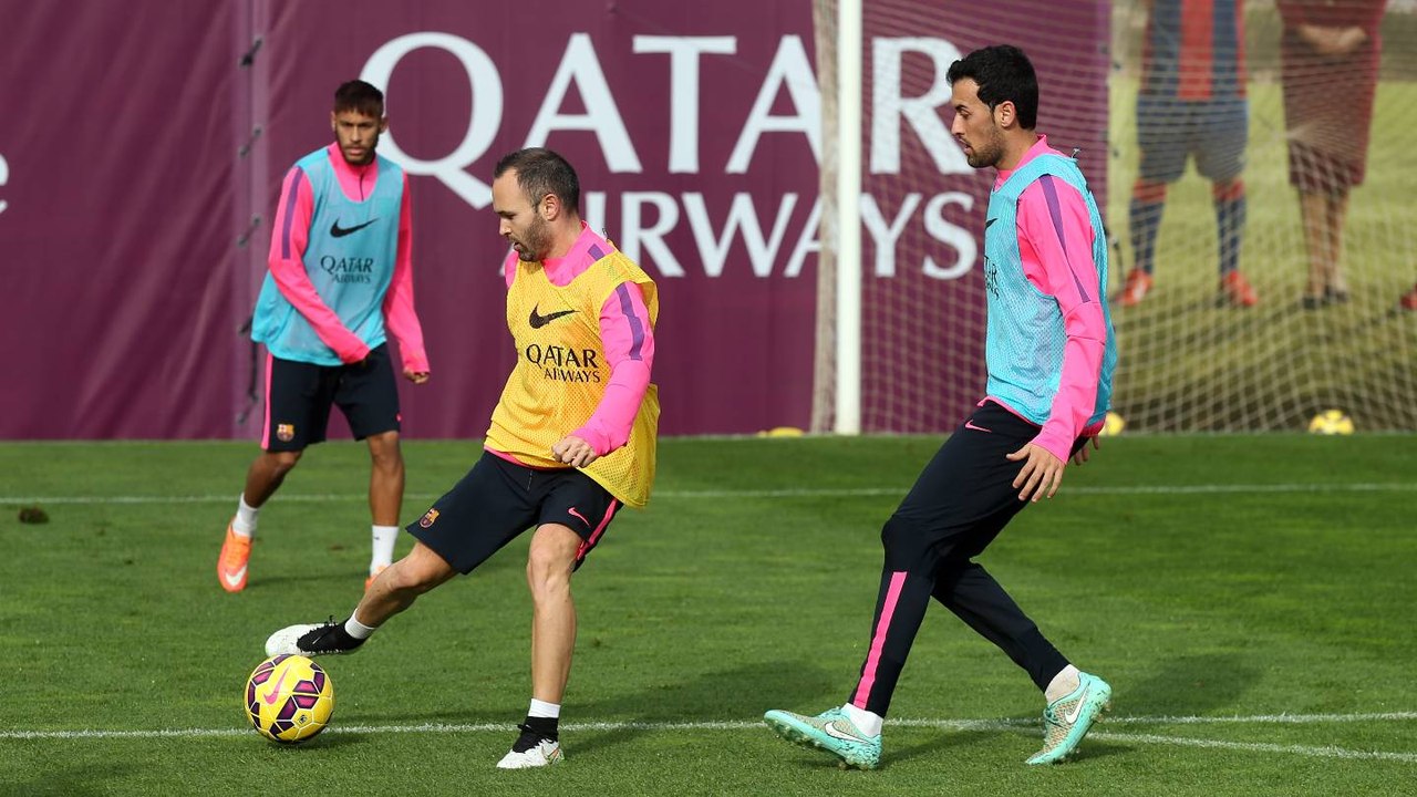 Training session (27/11/2014): Team back to begin preparing for Valencia