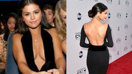 Selena Gomez's Baring Dress | AMAs 2014