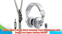 Best buy Zipbuds SELECT On-Ear Noise-Isolating Travel Headphones with Tangle Free Zipper Cabling