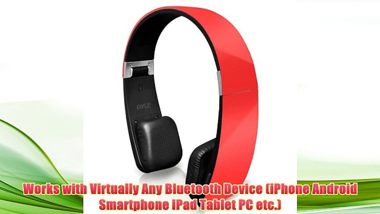 Best buy Pyle Sound 6 PHBT6R Bluetooth 2-In-1 Wireless Stereo Headphones with Built-in Mic