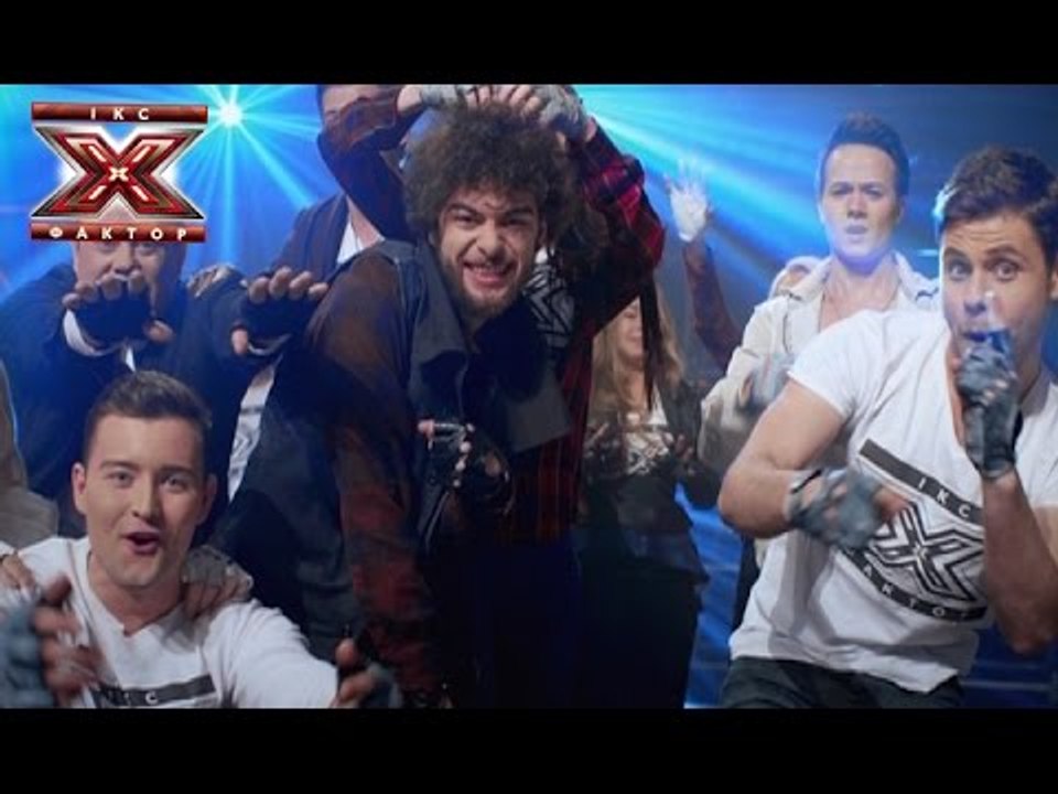 Командная песня участников - Х-фактор 5 - Первый прямой эфир - 08.11.2014