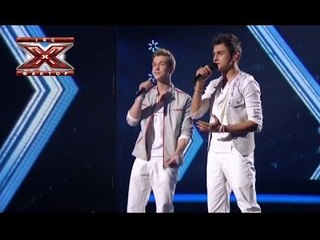 Дуэт Two Voices - Прощальная песня  - Девятый прямой эфир - Х-фактор 4 - 21.12.2013