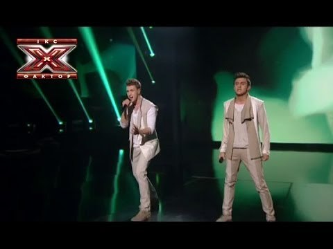 Дуэт Two Voices - Даже если ты уйдешь - Сергей Лазарев - Восьмой прямой эфир - Х-фактор 4 - 14.12.13