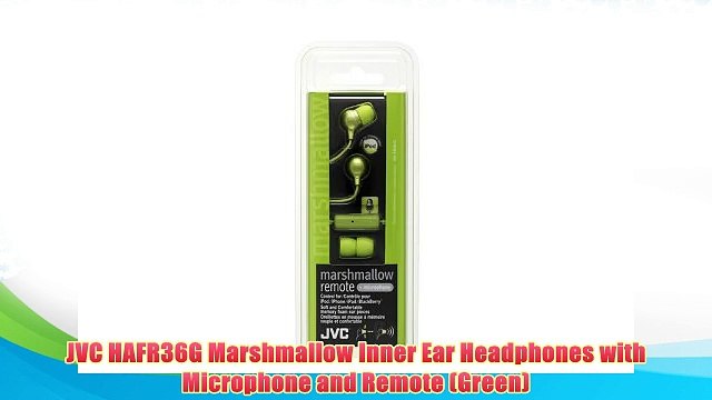 Best buy JVC HAFR36G Marshmallow Inner Ear Headphones with Microphone and Remote (Green)