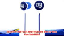 Best buy iHip NFF10200NYG NFL New York Giants Mini Ear Buds Blue/Red/White