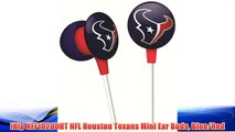 Best buy iHip NFF10200HT NFL Houston Texans Mini Ear Buds Blue/Red