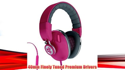 Best buy JLab Bombora Over the Ear Headphones with Universal Mic - Passion Fruit Pink / Grigio