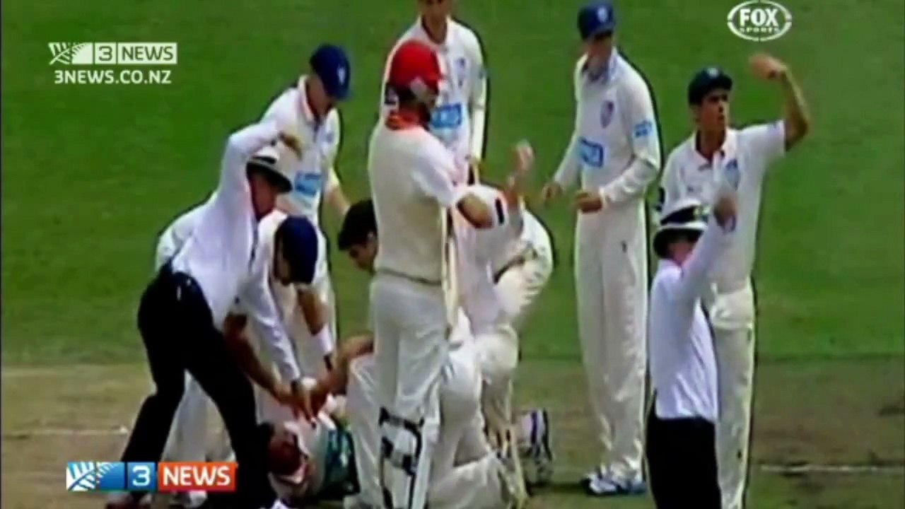 Phillip Hughes Struck On Head - ORIGINAL VIDEO - HD