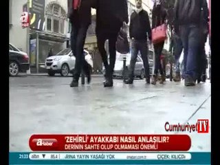 Zehirli ayakkabı nasıl anlaşılır?