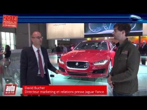 Jaguar XE - En direct du Mondial de l'Auto avec auto-moto.com