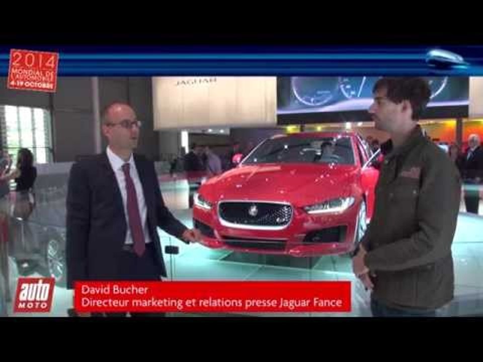 Jaguar XE - En direct du Mondial de l'Auto avec auto-moto.com