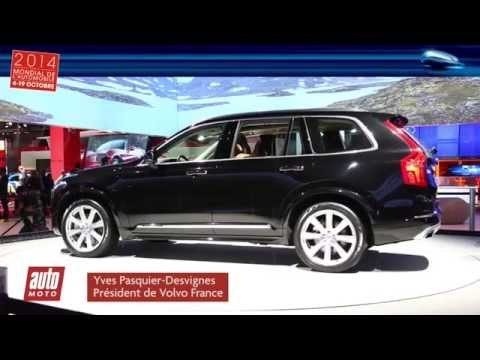 Volvo XC 90 - En direct du Mondial de l'Auto avec auto-moto.com