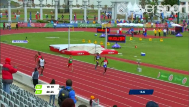Men's 200 metres Heat 2 CAC Games 2014